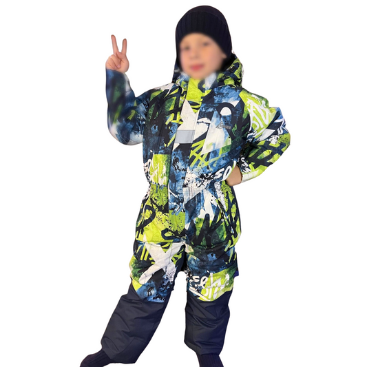 1621 Disumer Professional Unisex Kids’ Ski Jumpsuit | Membrane 10,000 / 15,000 | Thinsulate Insulation | Down to –35 °C | Sizes 86,110,140,146 cm (1,4,10,11Y)
