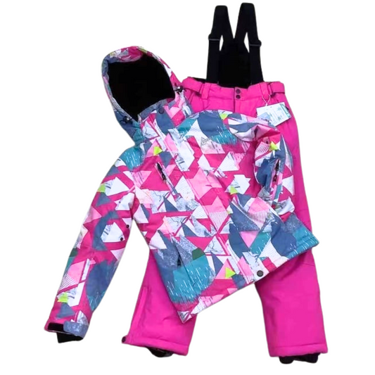 6620 Disumer Professional Girls’ Ski Set (Jacket + Pants) | Membrane 10,000 / 15,000 | Thinsulate Insulation | Down to –35 °C | Sizes 110–122 cm (4–7Y) | For Long Winter Walks & Active Sports