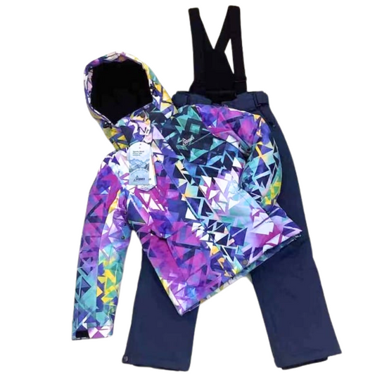 6620 Disumer Professional Girls’ Ski Set (Jacket + Pants) | Membrane 10,000 / 15,000 | Thinsulate Insulation | Down to –35 °C | Sizes 110–122 cm (4–7Y) | For Long Winter Walks & Active Sports