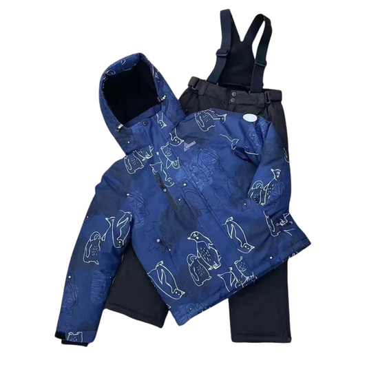 4420 Disumer Professional Boys’ Ski Set (Jacket + Pants) | Membrane 10,000 / 15,000 | Thinsulate Insulation | Down to –35 °C | Sizes 98–122 cm (3-7Y) | For Long Winter Walks & Active Sports