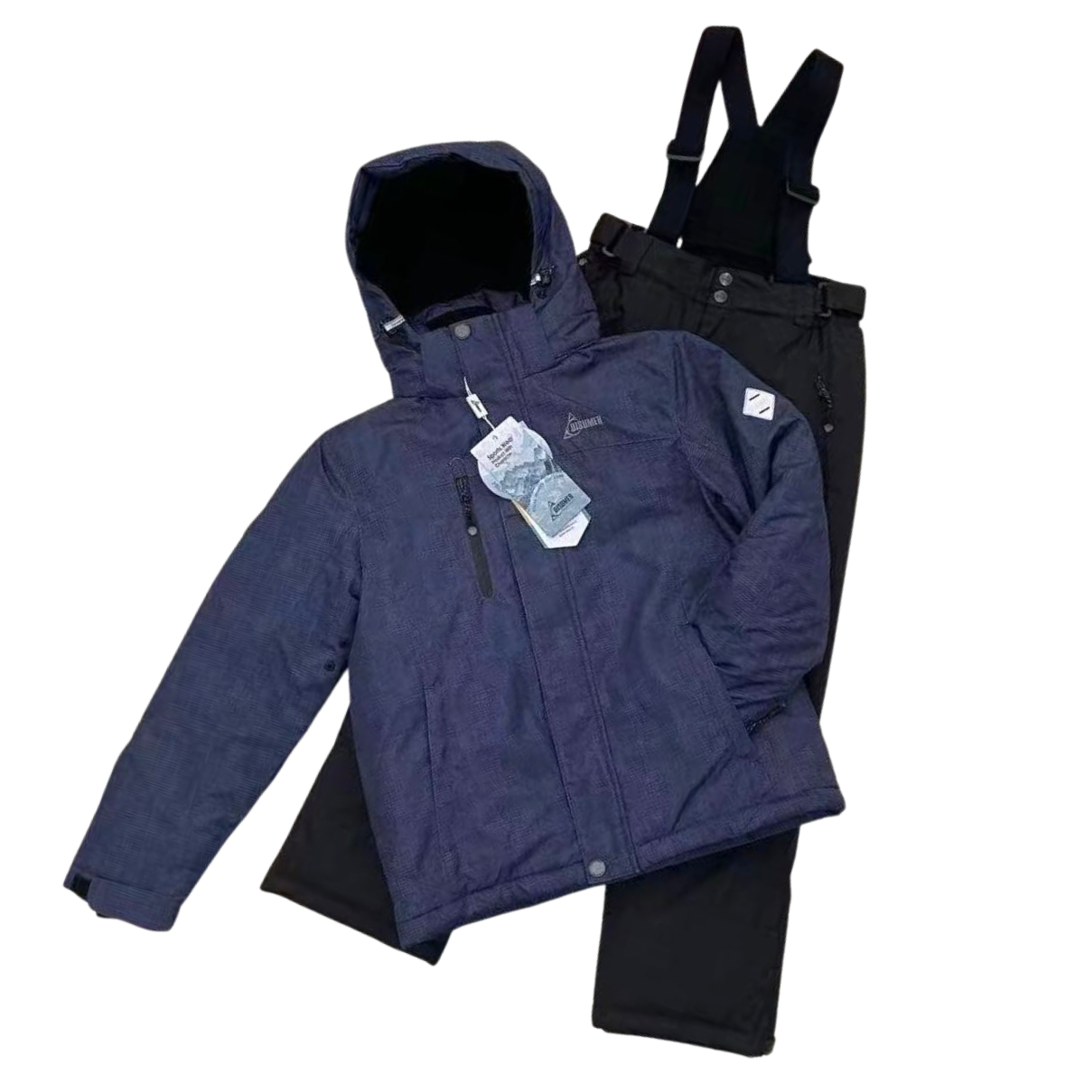 4415 Disumer Professional Boys’ Ski Set (Jacket + Pants) | Membrane 10,000 / 15,000 | Thinsulate Insulation | Down to –35 °C | Sizes 128–164 cm (7–15Y) | For Long Winter Walks & Active Sports