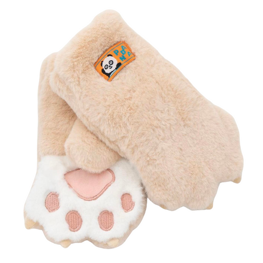 1979 Kids’ Plush Paw Mittens | Warm Winter Gloves for Boys & Girls | Ages 4–6 | Fall/Winter