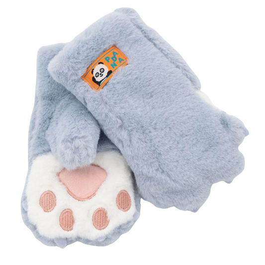 1979 Kids’ Plush Paw Mittens | Warm Winter Gloves for Boys & Girls | Ages 4–6 | Fall/Winter