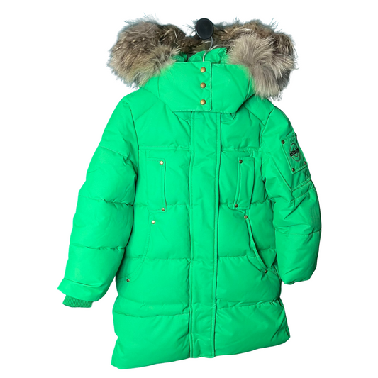 Anernuo Girls’ Winter Jacket with Natural Fur Hood | Sizes 116–170 (5–16 Years) | Thinsulate Insulation | Fleece Lining | Mid-Thigh Length | Up to –35 °C