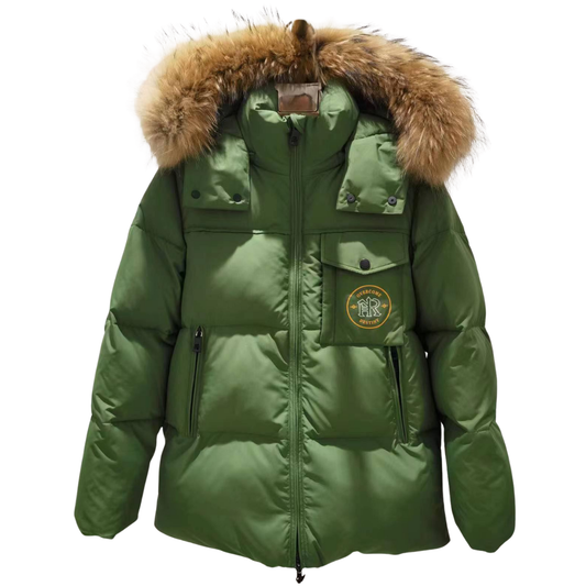 Anernuo Boys’ Winter Jacket with Natural Fur Hood | Sizes 116–170 (5–16 Years) | Thinsulate Insulation | Fleece Lining | Up to –35 °C