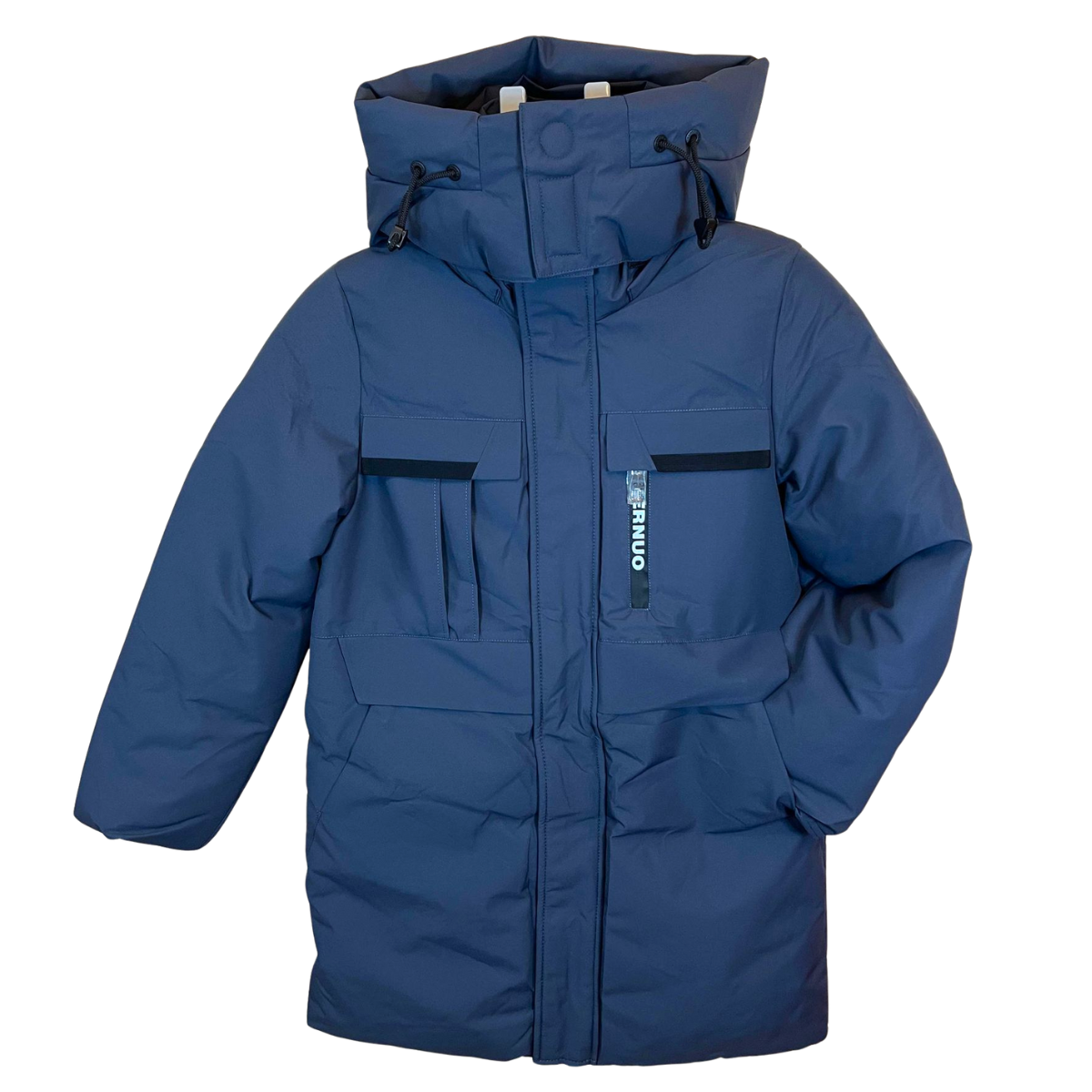 571 Anernuo Boys Winter Jacket – Dark Blue | Sizes 146–170 | Thinsulate Insulation | Fleece Lining | High Stand Collar Hood | Up to –35 °C