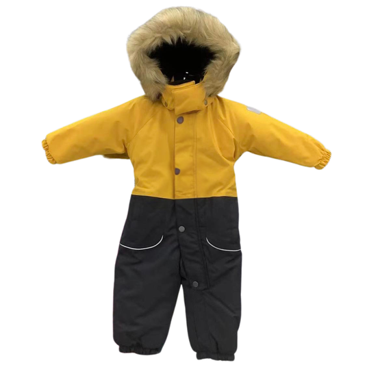 185 Unisex Winter Snowsuit for Toddlers | Faux Fur Hood | Waterproof & Windproof | Warm to –25 °C Without Layering | Sizes 86–104 cm (1–4 Y)