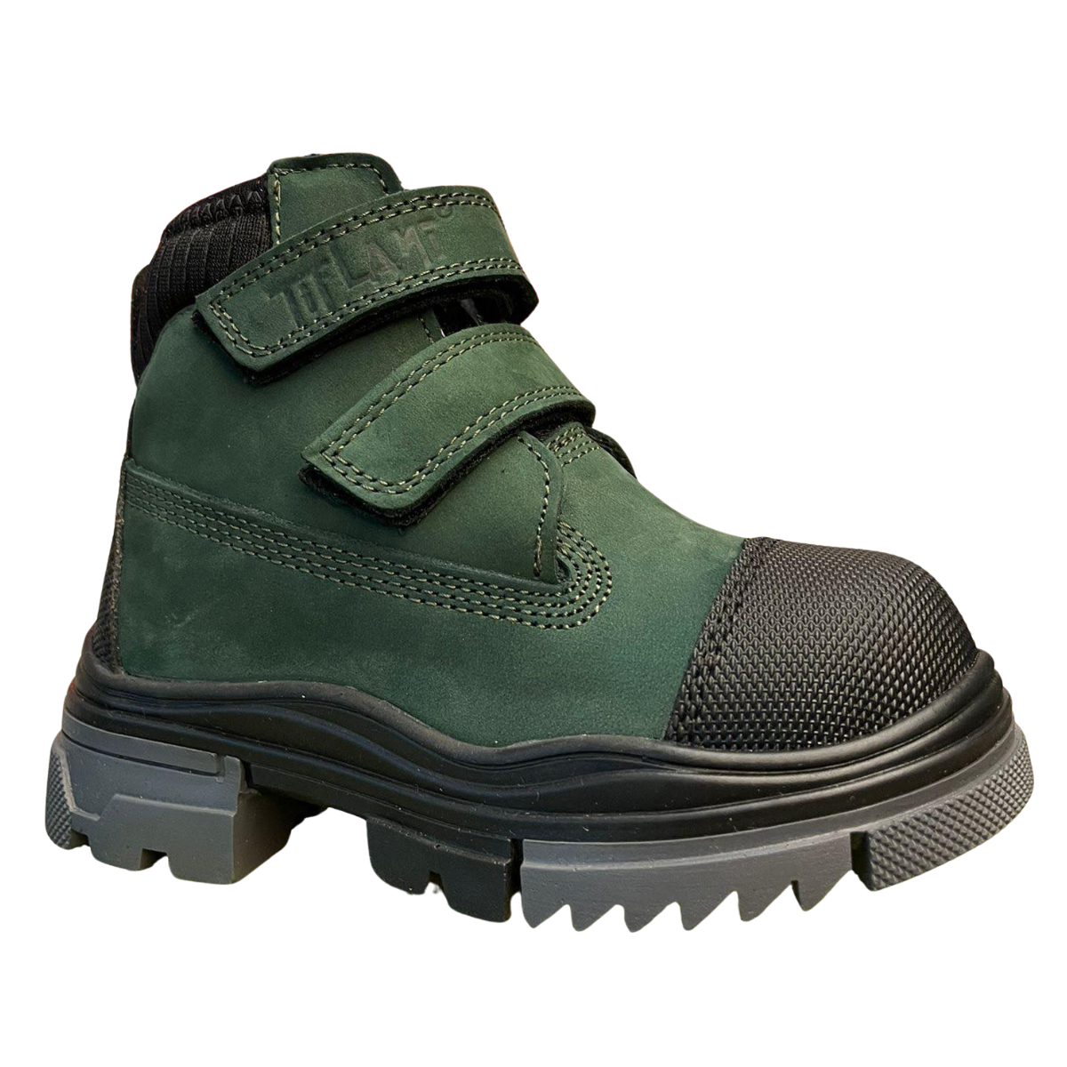 3887 Tiflani | Boys Calfskin Leather (Nubuck) Winter Boots with Thick Real Fur Lining | 2 Velcro Straps | Narrow/Regular Fit | Made in Turkey | Sizes 26–30