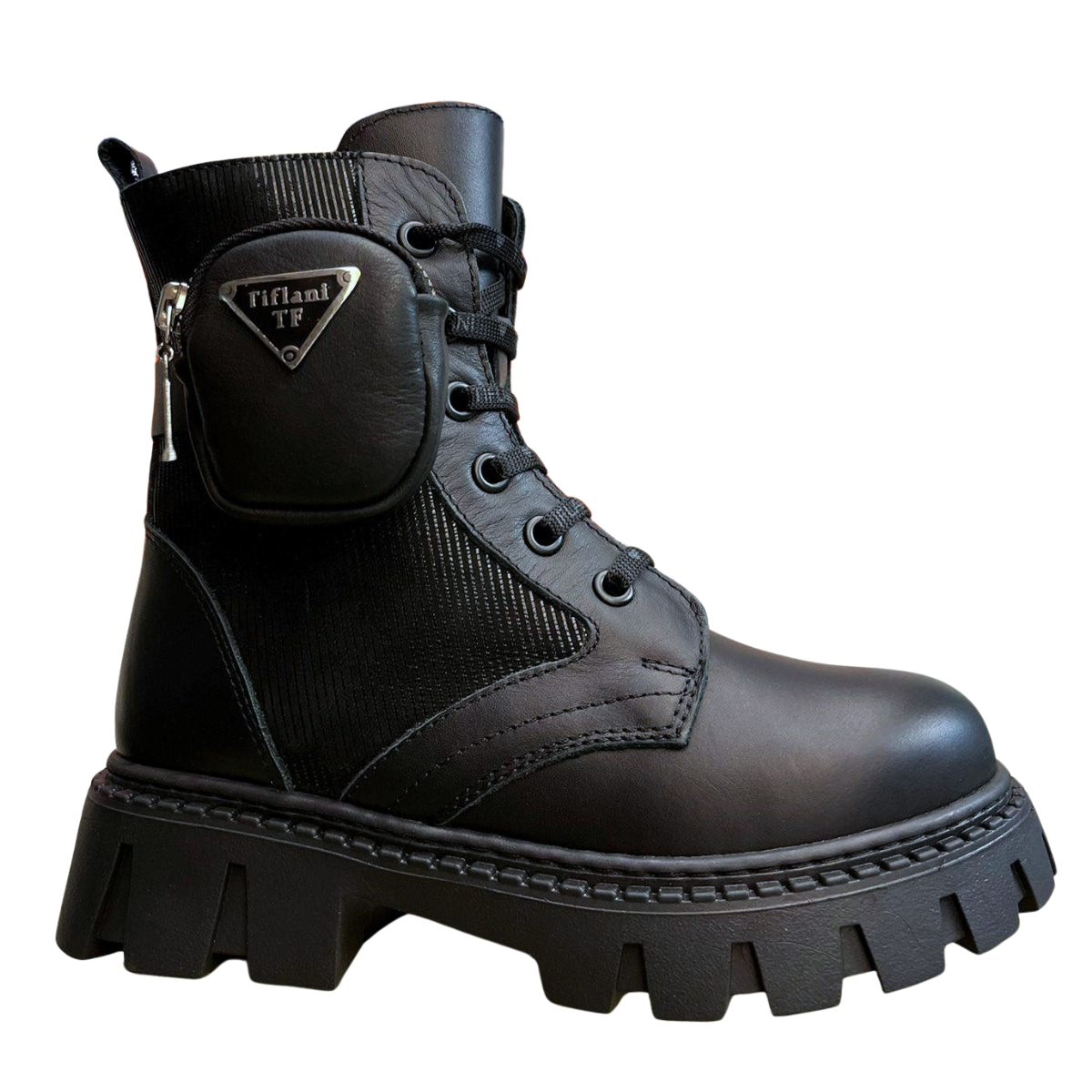 10701 Tiflani | Girls Premium Leather Winter Boots with Real Fur Lining | Lace-Up & Inner Zipper | Side Pocket Design | Made in Turkey | Sizes 31–35