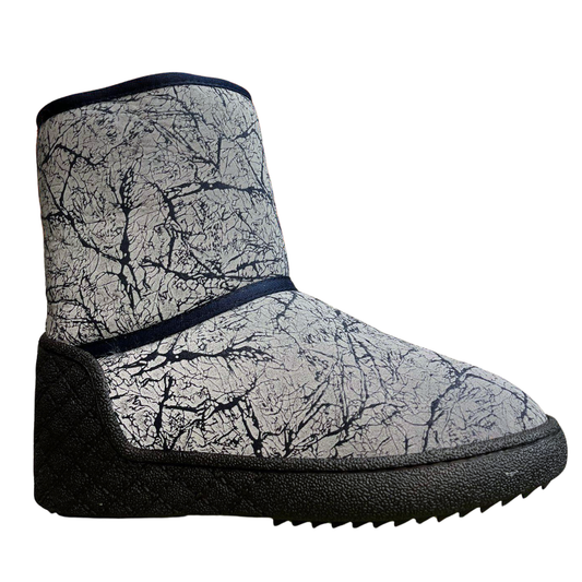 10713 Tiflani | Unisex Reflective Winter High Boots in Premium Calfskin Leather with Inner Zipper & Natural Fur Lining | Up to −35°C (−31°F) | Sizes 21–36 | Made in Turkey