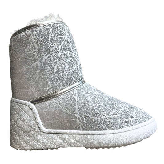 10711 Tiflani | Girls Winter High Boots with Inner Zipper & Natural Fur Lining | Reflective Leather | Up to −35°C (−31°F) | Made in Turkey | Sizes 21–36