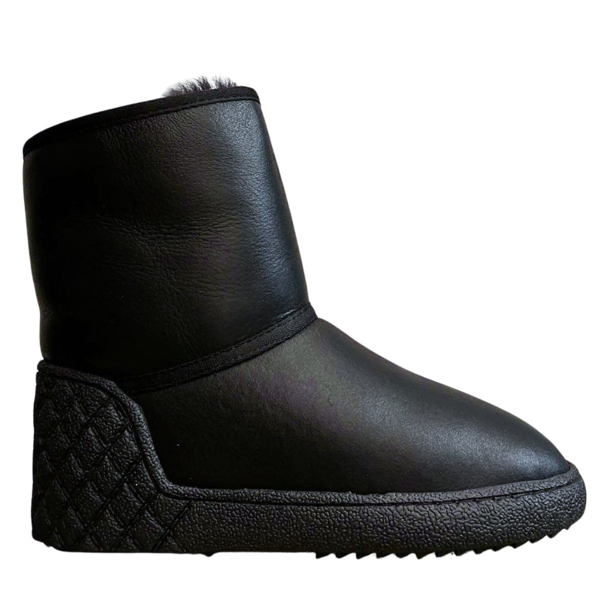 10714 Tiflani | Unisex Winter High Boots in Premium Calfskin Leather with Natural Fur Lining | Up to −35°C (−31°F) | Sizes 21–36 | Made in Turkey