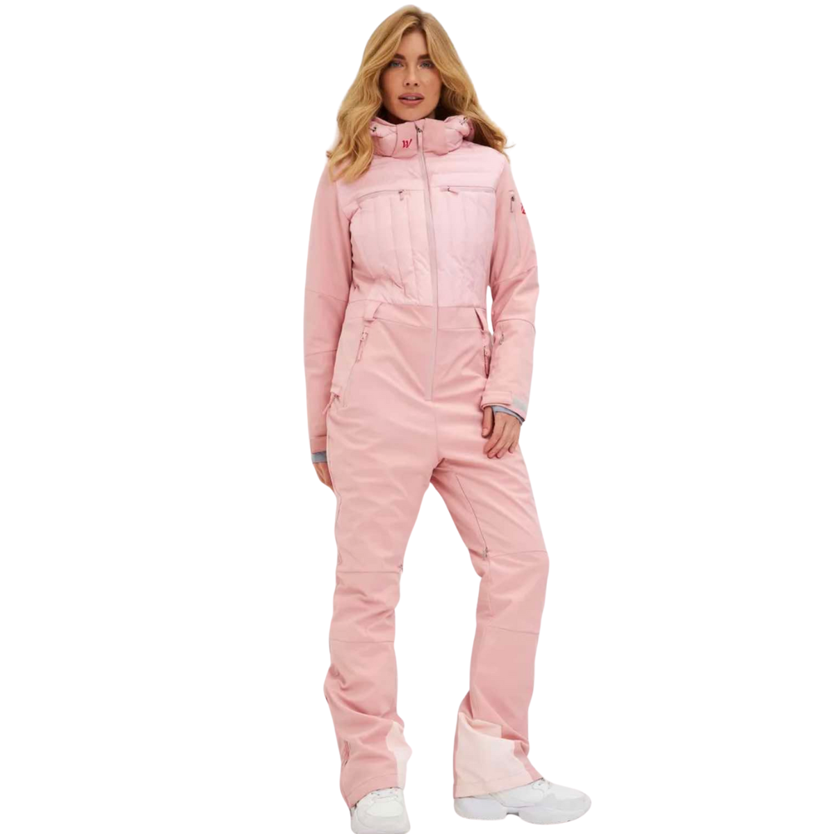 179145727 WHSROMA | Professional Ski Jumpsuit for Tall Teen Girls & Women | Powder Pink | For Sports & Family Winter Activities | Up to −30°C (−22°F)