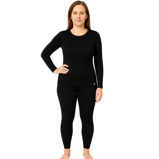 1905 Women’s Thermal Underwear Set with Cuffs | FSM1453 | Sizes S–XL | Made in Turkey