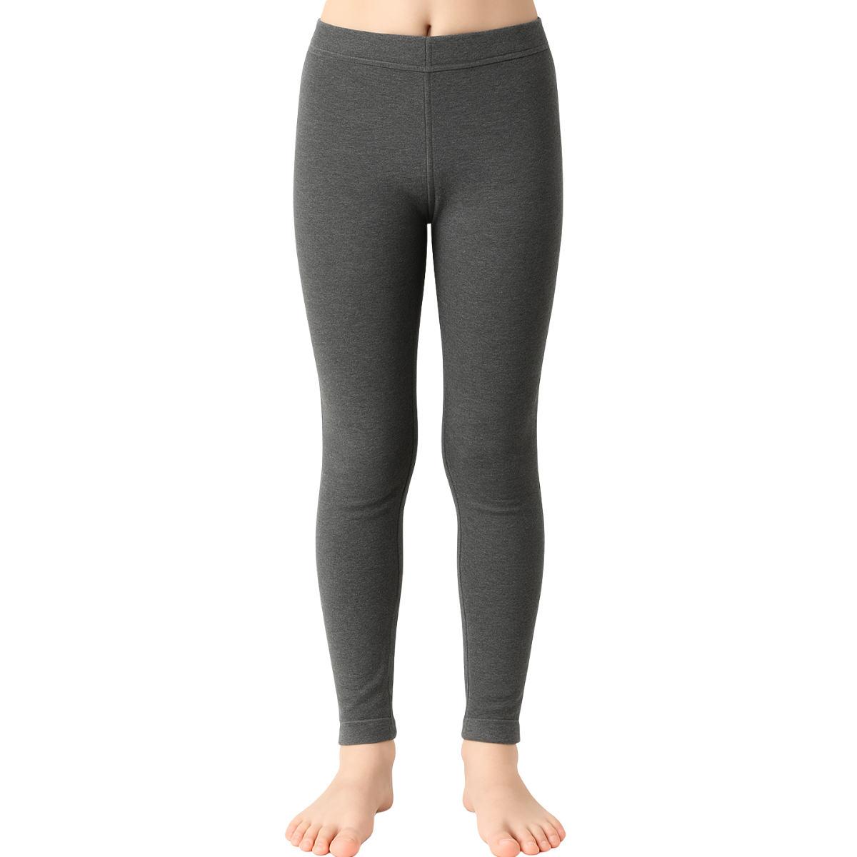 322 Girls’ Thermal Leggings | Warm Base Layer Pants | No Cuffs | 33% Viscose, 63% Polyester, 4% Elastane | Made in Turkey