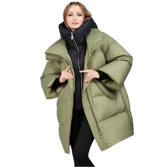 318 Women’s Long Down Coat Snowimage | Natural Duck Down | Up to −25°C | Oversized Fit