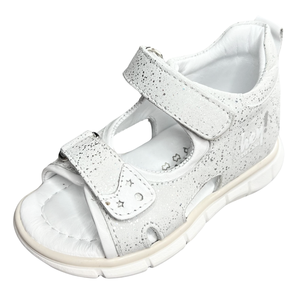 502 Tiflani Leather Anatomical Sandals for Girls | Open Toe & Closed Heel | Arch Support | Perfect Indoor Shoes for Pre School or Daycare | Summer Shoes | 2 Colors | Sizes 21–30