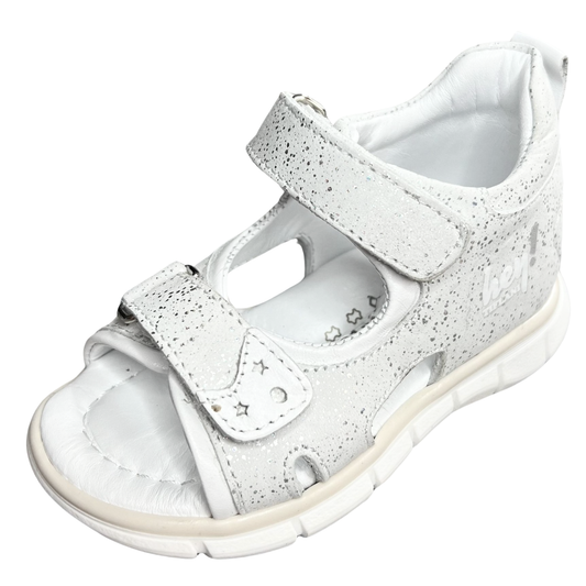 502 Tiflani Leather Anatomical Sandals for Girls | Open Toe & Closed Heel | Arch Support | Perfect Indoor Shoes for Pre School or Daycare | Summer Shoes | 2 Colors | Sizes 21–30