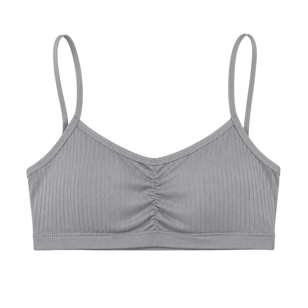 119-1 BIYO Kids Girls Cotton Bra Top with Thin Straps and Removable Cups | 95% Cotton | Ages 9–14 | Made in Turkey