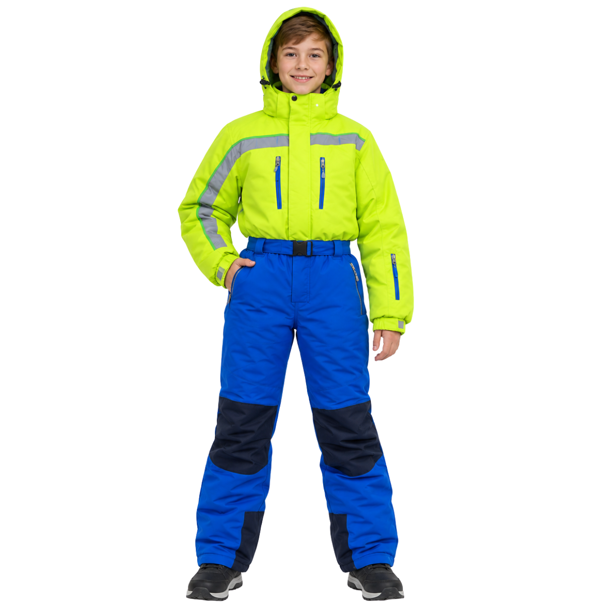 206 Super Sale! Kalborn Professional Unisex Kids’ Ski Jumpsuit | Membrane 10,000 | Thinsulate Insulation | Down to –30 °C | Sizes 146–164 cm (11–15Y)
