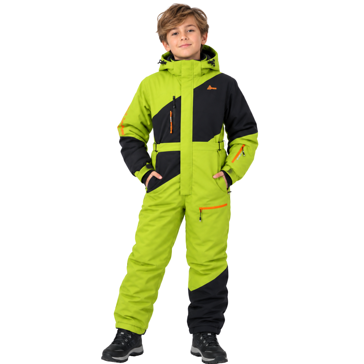 101 Unisex Kids & Teens Professional Ski & Snow Suit with Internal Suspenders | Waterproof 10K / Breathable 15K | Tinsulate 300g | -5°C to -35°C | Ages 7–15 | Sizes 128–164