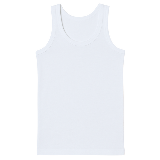 2013 BiyoKids Boys’ Solid Tank Top – 95% Cotton, 5% Elastane | Ages 1–10 | Made in Turkey | Price per 1 Piece