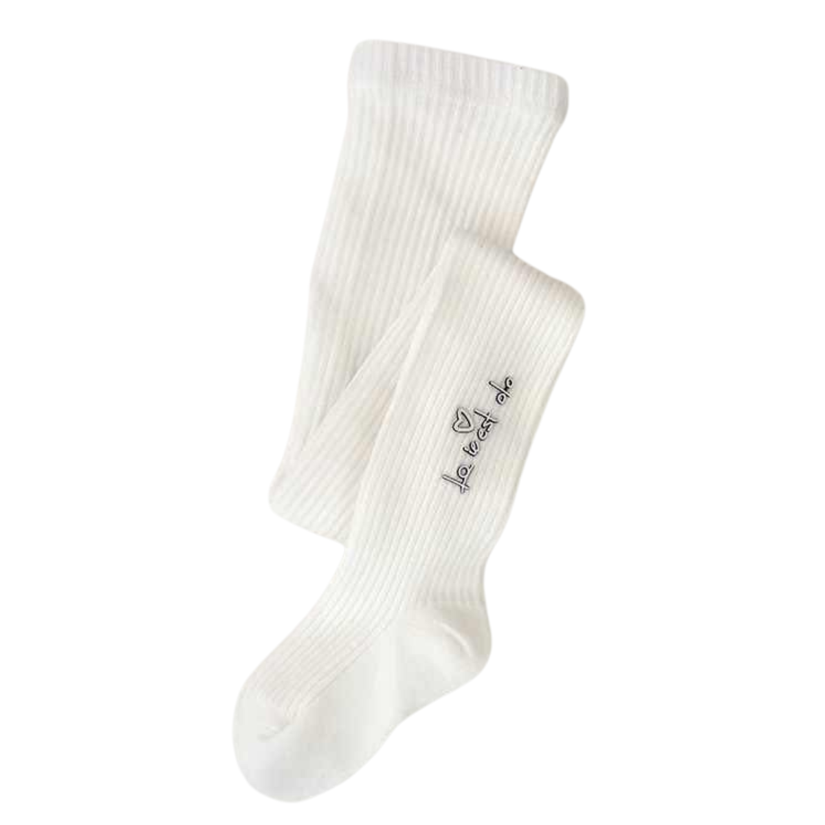 Printed Cotton Tights for Girls – Cozy Fit with Fun Letter Design