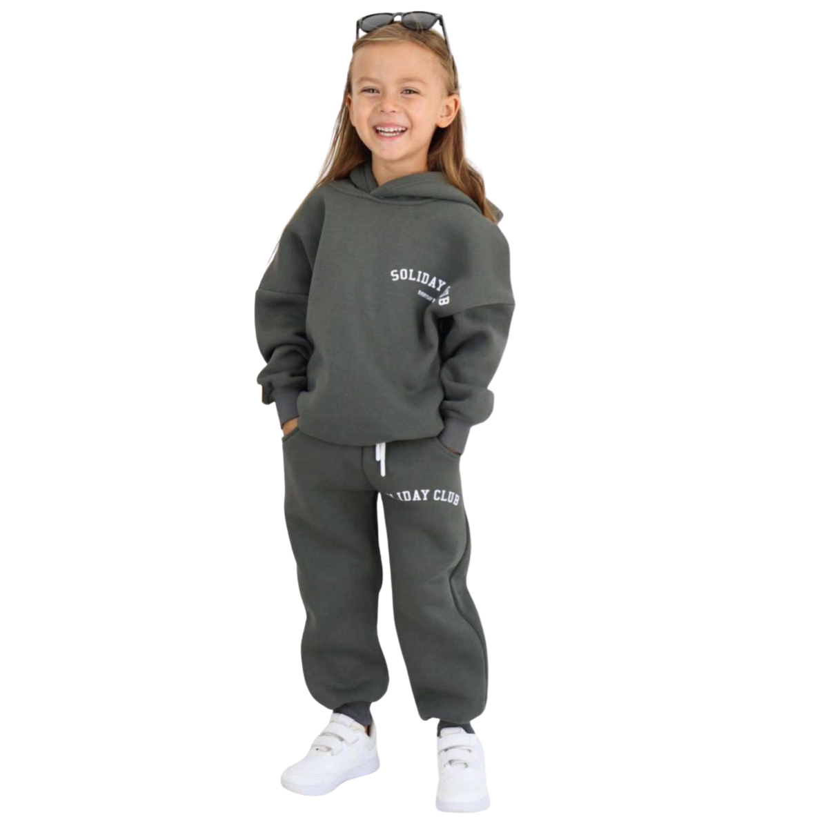 125 Unisex Kids’ Cotton Tracksuit with Fleece Lining | Fall–Winter | 100% Cotton| 4-12 Years (104-146 cm)