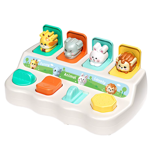 Best Seller Montessori Pop up Animal Toys and Learning Boxes | Enhance Logic and Motor Skills