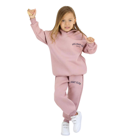 125 Unisex Kids’ Cotton Tracksuit with Fleece Lining | Fall–Winter | 100% Cotton| 4-12 Years (104-146 cm)
