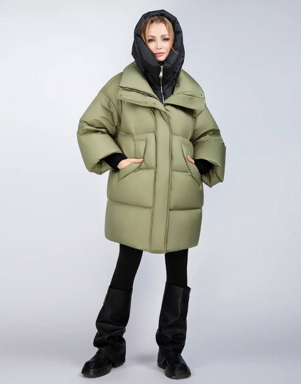 318 Women’s Long Down Coat Snowimage | Natural Duck Down | Up to −25°C | Oversized Fit