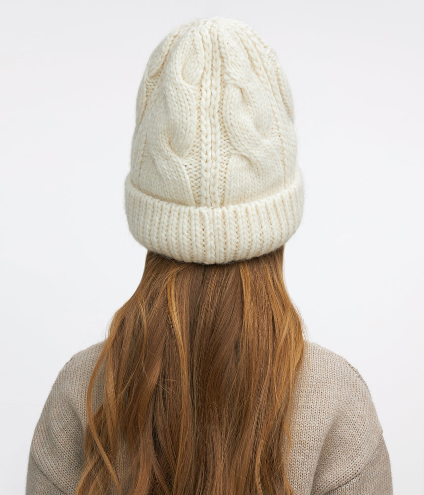 11286 Girls’ Knitted Winter Hat | Size 54–56 cm | Ages 6–12 | 100% Cotton Lining | Baby Alpaca, Wool