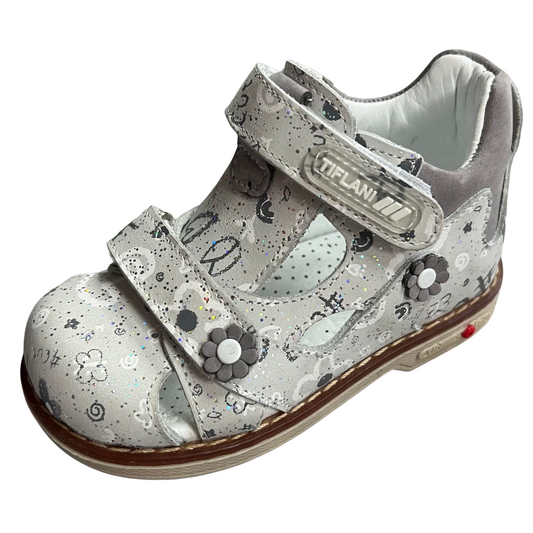 Girls' Orthopedic First Steps Sandals with Thomas Heel, Closed-Heel & Closed-Toe