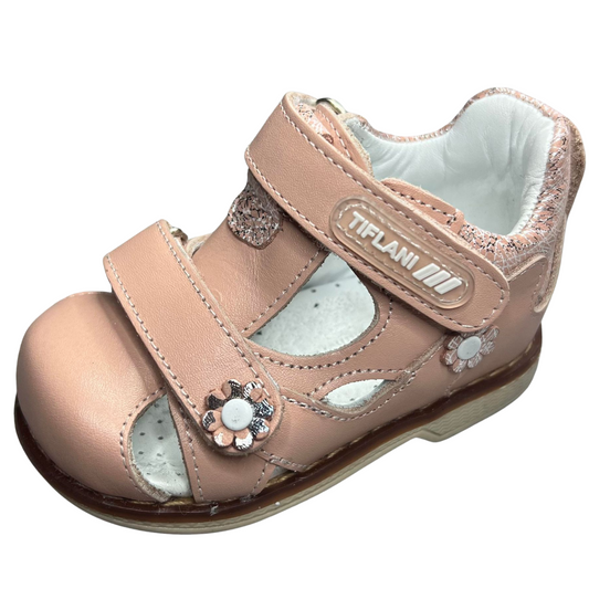 Girls' Orthopedic First Steps Sandals with Thomas Heel, Closed-Heel & Closed-Toe
