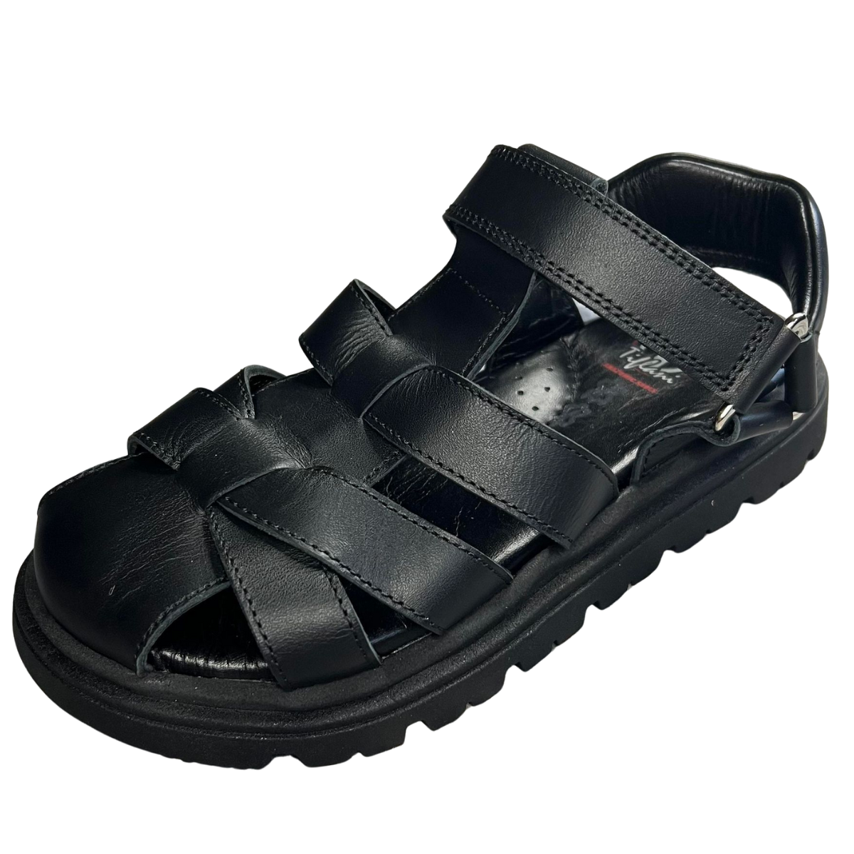 Girls' Open-Heel Closed-Toe Sandals