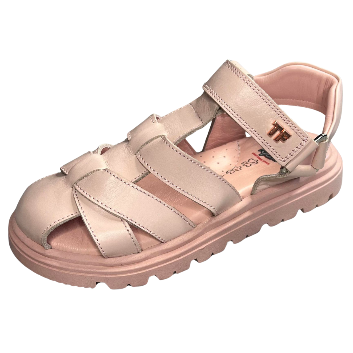 Girls' Open-Heel Closed-Toe Sandals