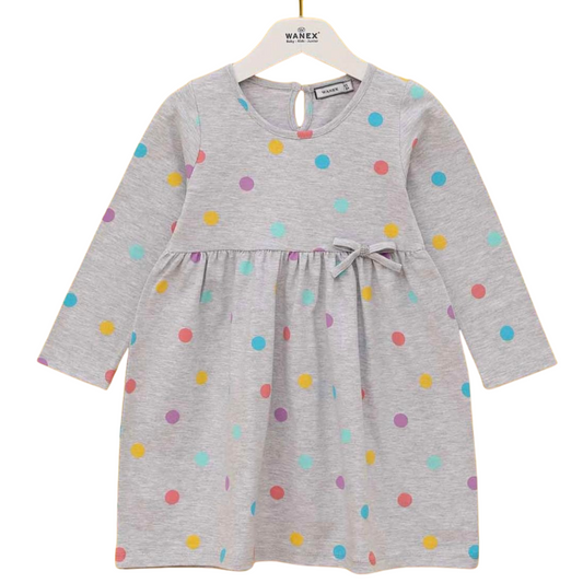 42094 Long-Sleeve Dress for Girls 1-5 years