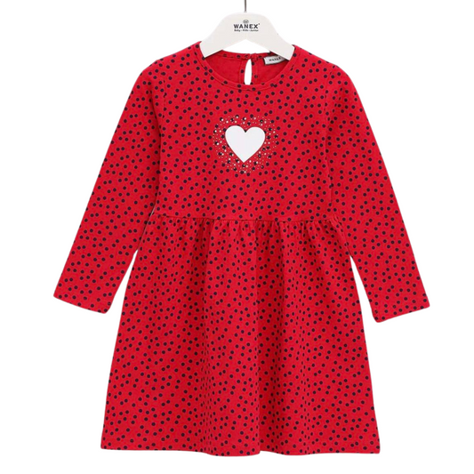 42161 Long-Sleeve Dress for Girls 1.5-6 years