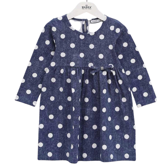 42117 Long-Sleeve Dress for Girls 2-7 years