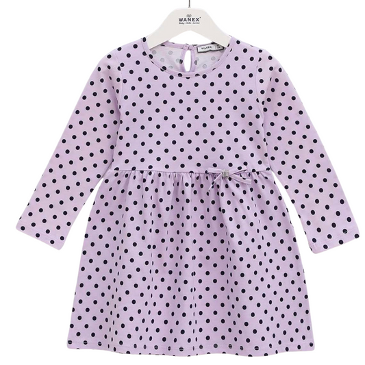 42218 Long-Sleeve Dress for Girls 2-7 years