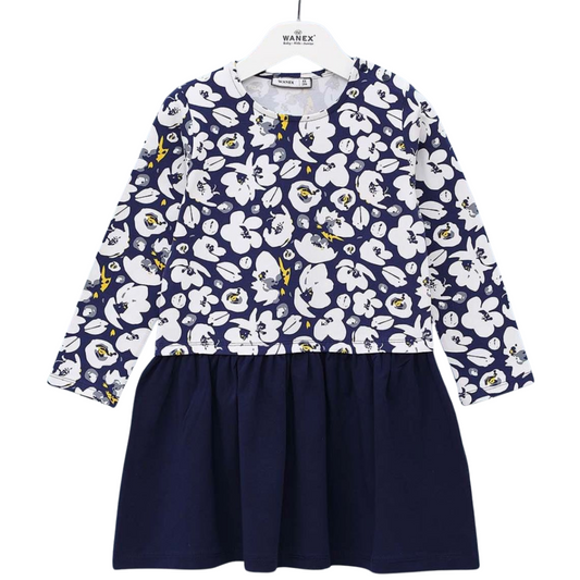 42148 Long-Sleeve Dress for Girls 2-7 years