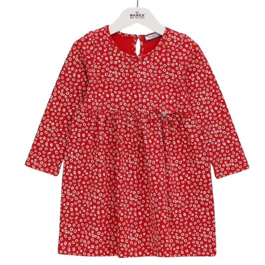 42121 Long-Sleeve Dress for Girls 2-7 years