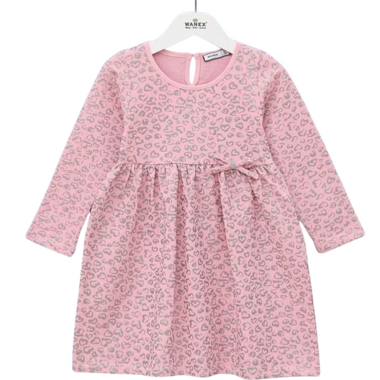 42115 Long-Sleeve Dress for Girls 2-7 years