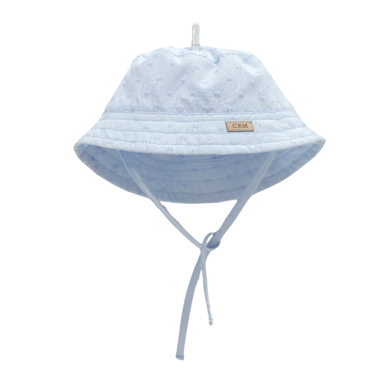 8851 Newborn & Baby Boy Panama Hat – Solid Pastel Color | 0–12 Months