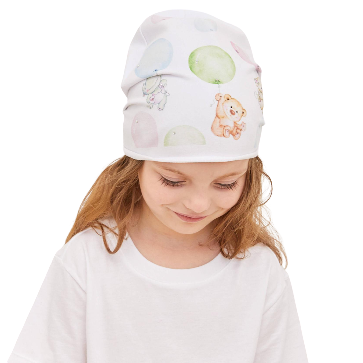 90780 Girls' Cotton Hat – 48-50 cm (9-18 months)