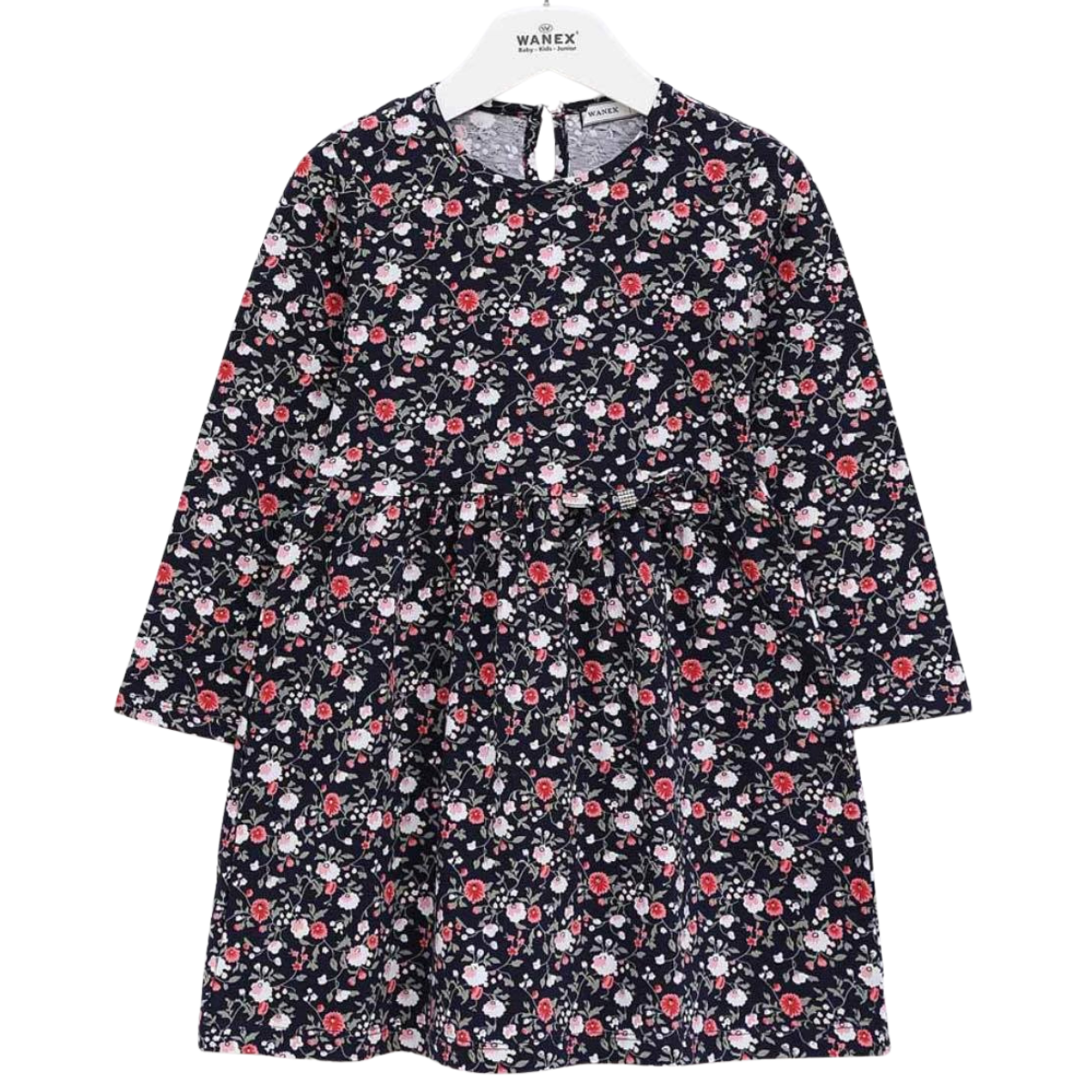 42067 Long-Sleeve Dress for Girls 2-7 years