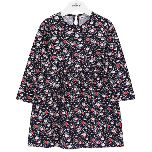42067 Long-Sleeve Dress for Girls 2-7 years