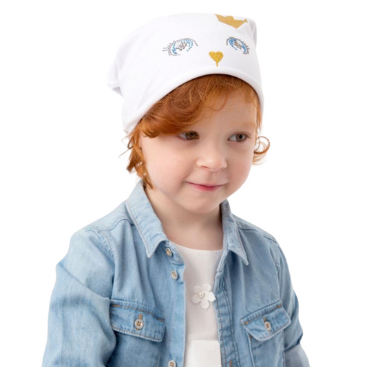 80358 Girls' Cotton Hat –  50-52 cm (+ - 2 years)