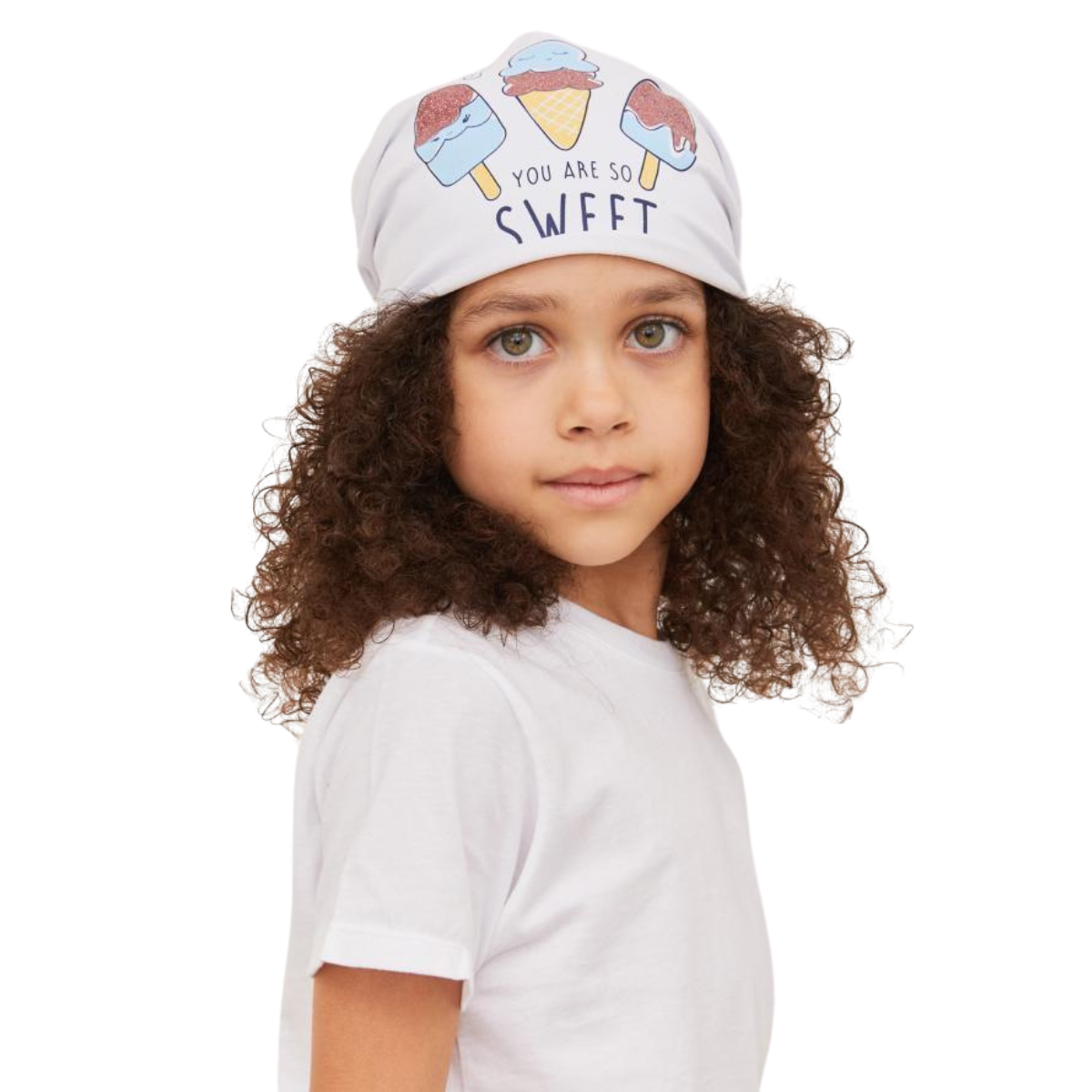 90786 Girls' Cotton Hat - 52-54cm (2.5 - 5 years )