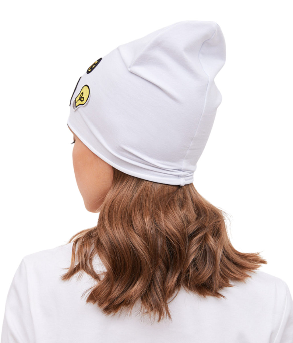 90092 Girls' Cotton Hat – Size 54–56 cm (6–12 Years)
